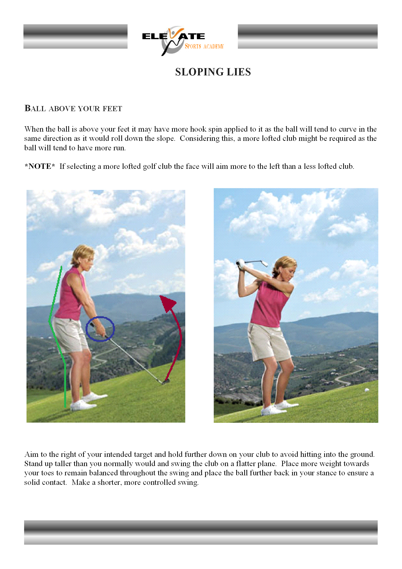 ball above your feet